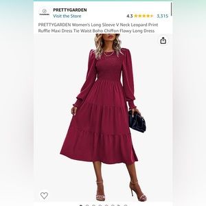 PRETTYGARDEN Dress for Women Size Medium Never Worn